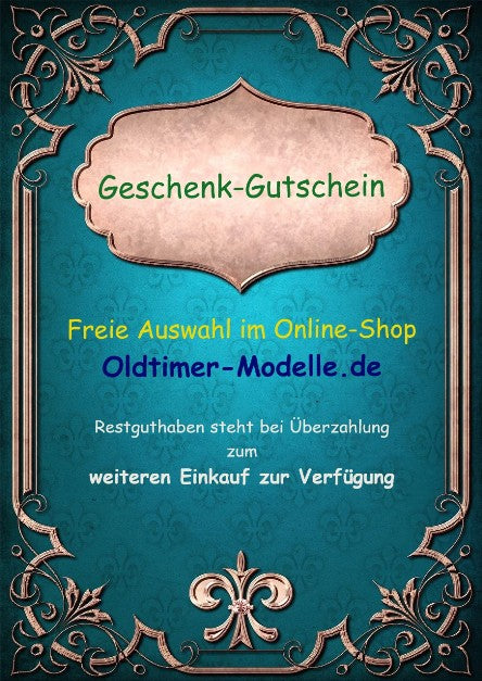 Geschenk-Gutschein  Wert 75,- €